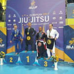 Podium Campionatul European de jiu jitsu brazilian